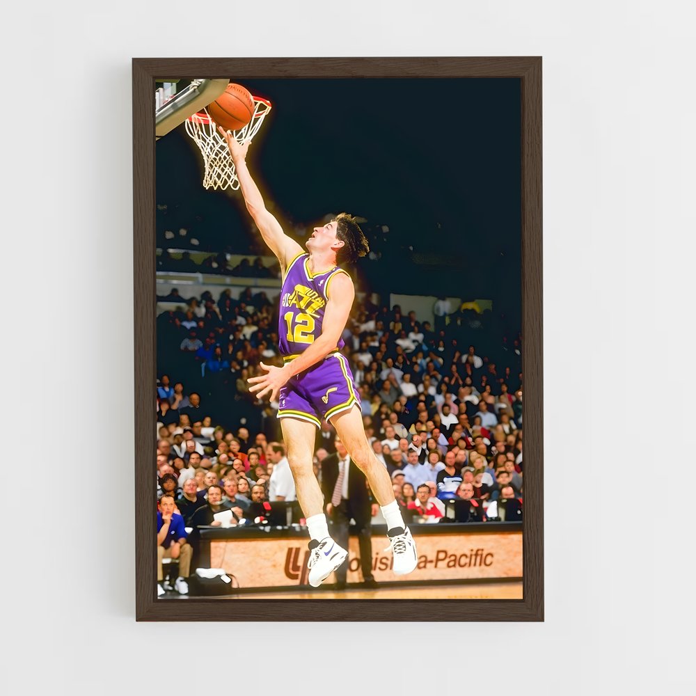 Poster John stockton arènes – affiche Basketball (vue 5)